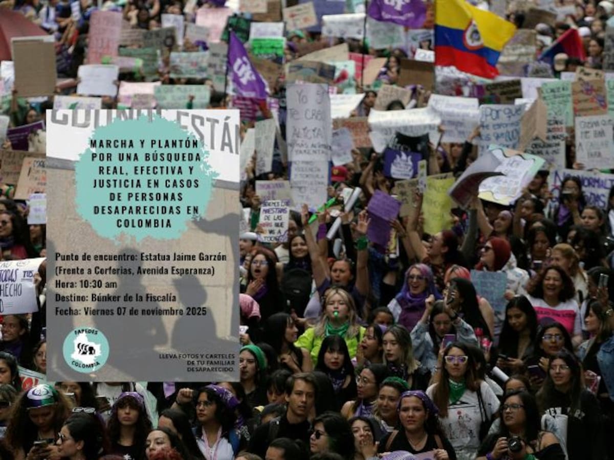 Familiares de personas desaparecidas en Bogotá convocan a manifestación pacífica