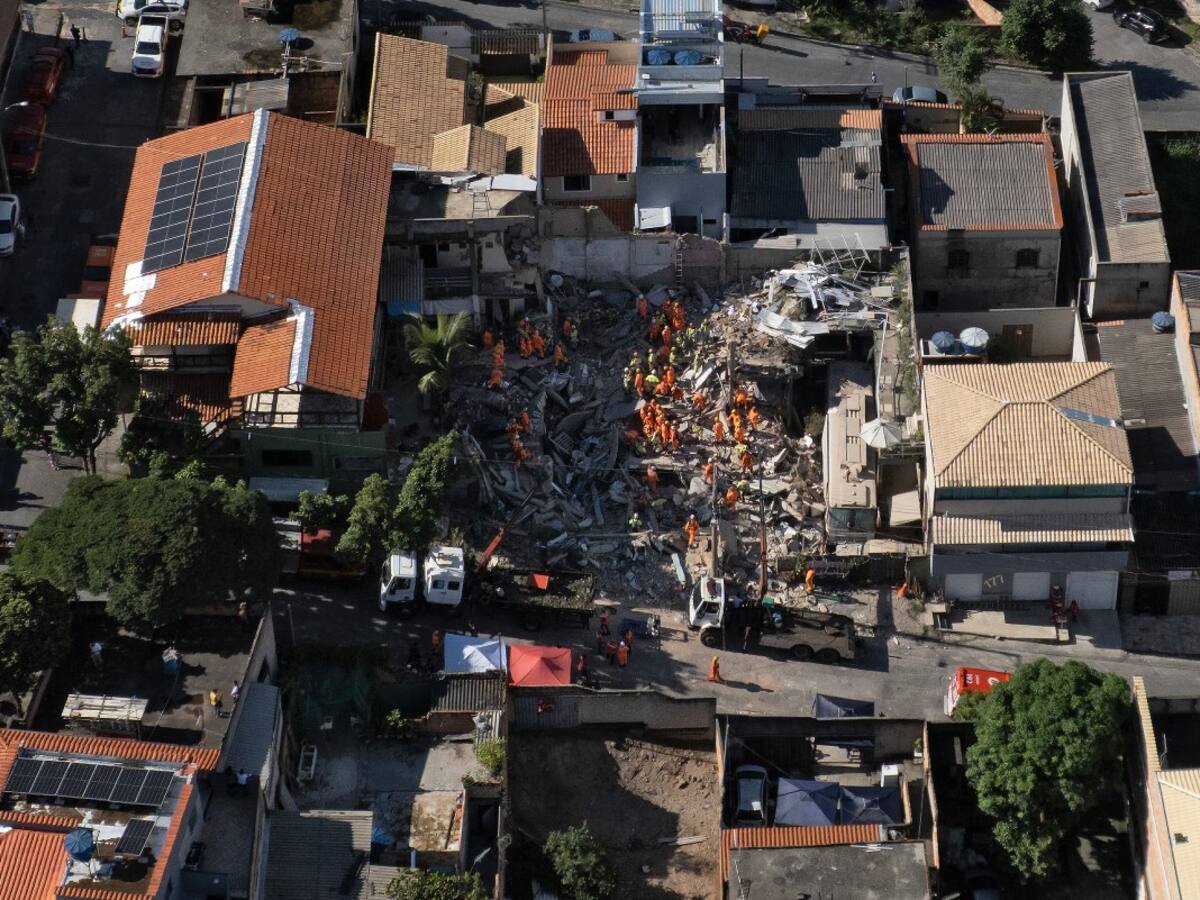 Suben a 12 los muertos por derrumbe de residencia de ancianos en Brasil
