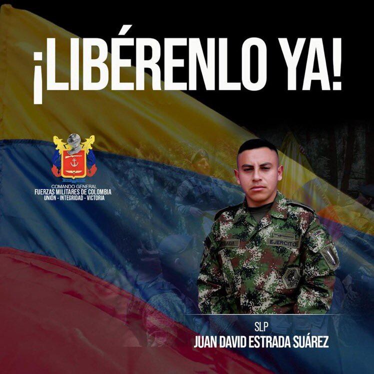 Soldado nariñense secuestrado en Cauca . Foto: Ejercito Nacional