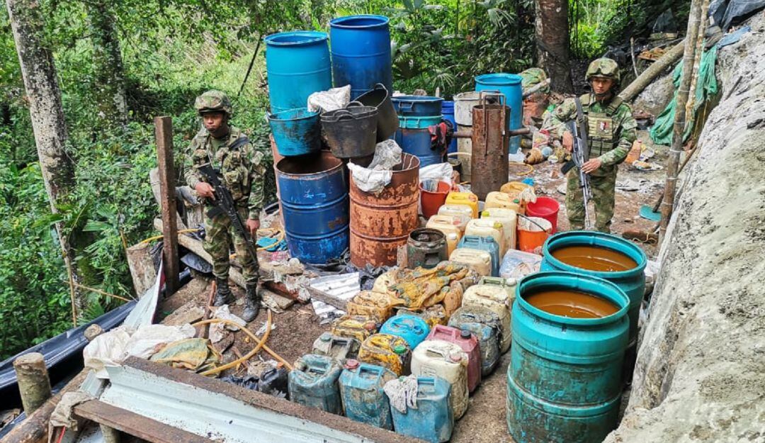 El laboratorio estaba en medio de la selva, en Florida, Valle del Cauca.