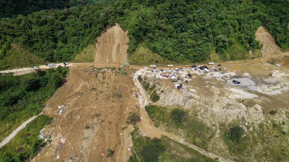 Por mal tiempo y riesgo de deslizamientos, se suspendió la búsqueda en Chocó