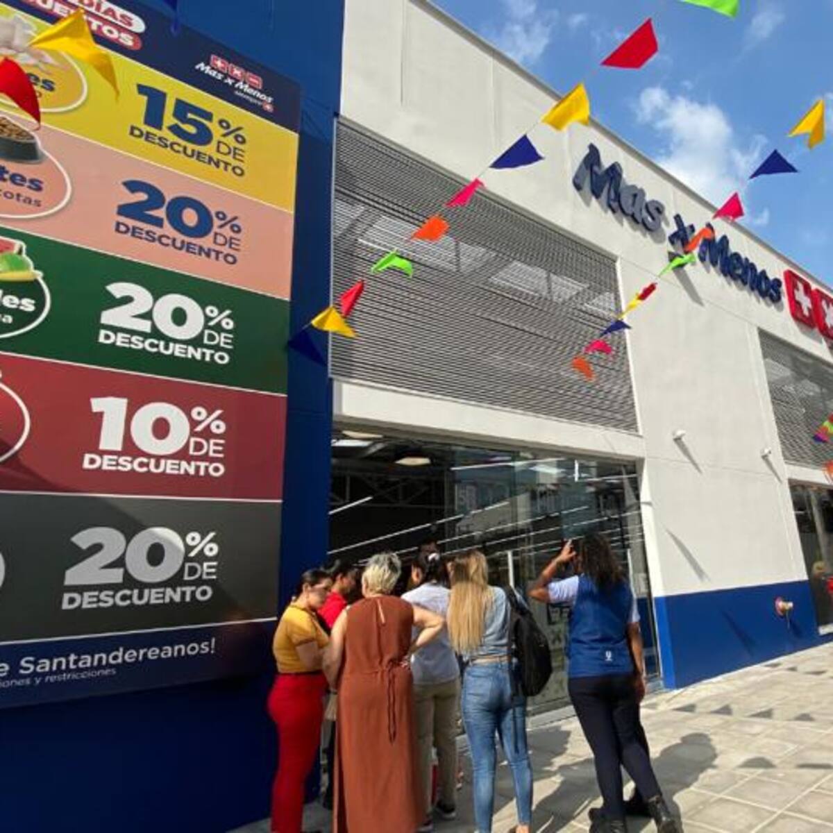 Mas x Menos inaugura otro supermercado en Floridablanca