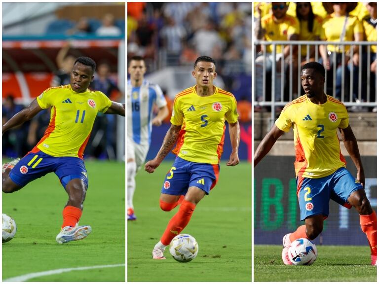 Jugadores de la Selección Colombia con tarjeta amarilla - Getty Images