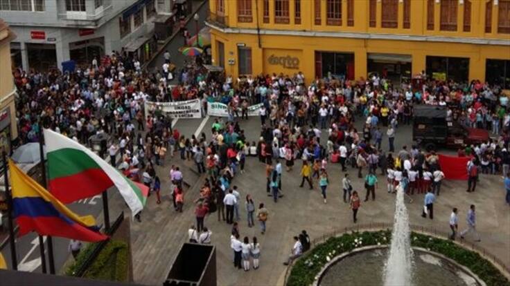Docentes de Caldas se suman al paro nacional indefinido