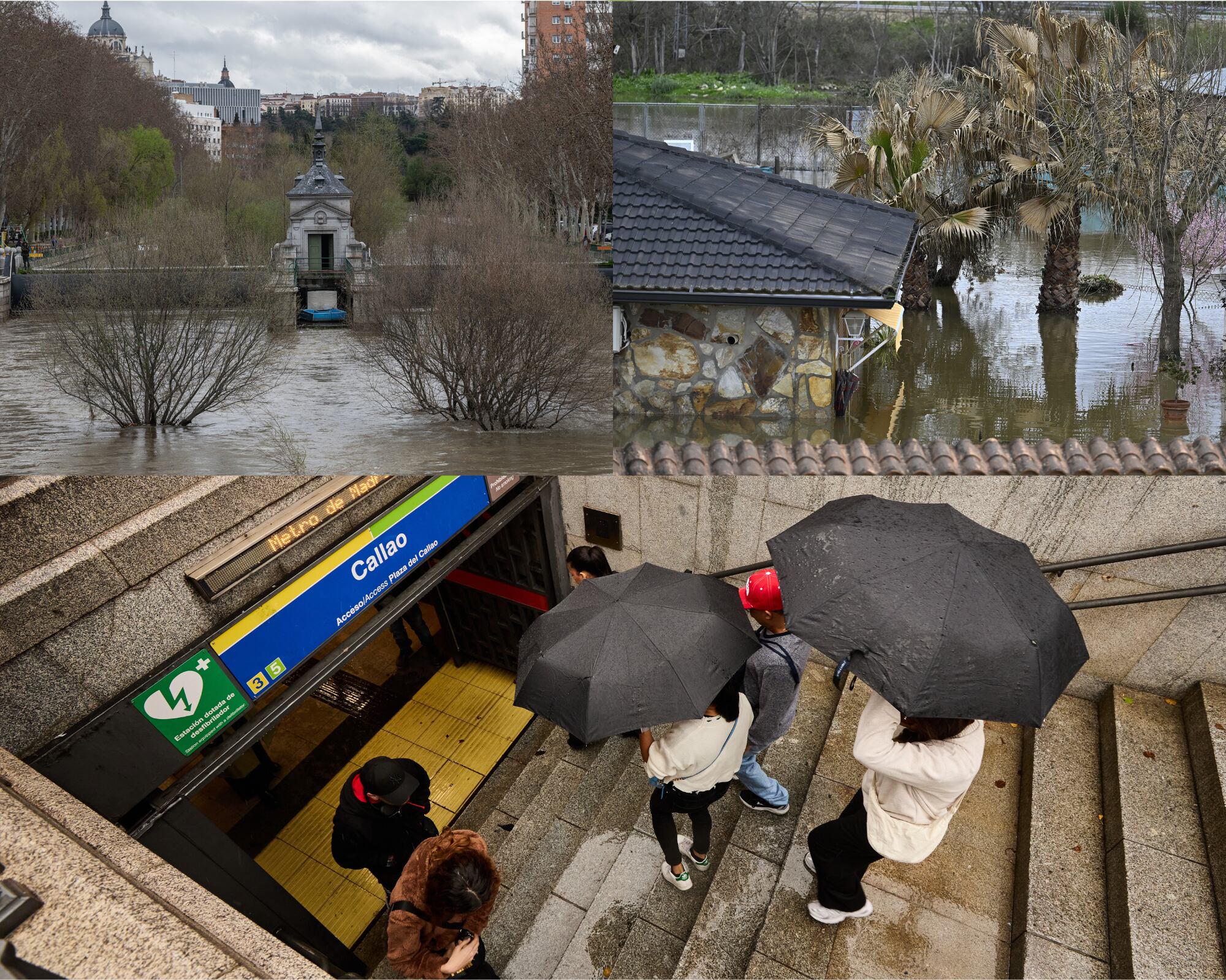 Portugal y España enfrentan la cuarta gran tormenta del daño, que mantiene en alerta a las autoridades por riesgo de crecida de ríos e inundaciones.
(Foto: Caracol Radio / Getty)