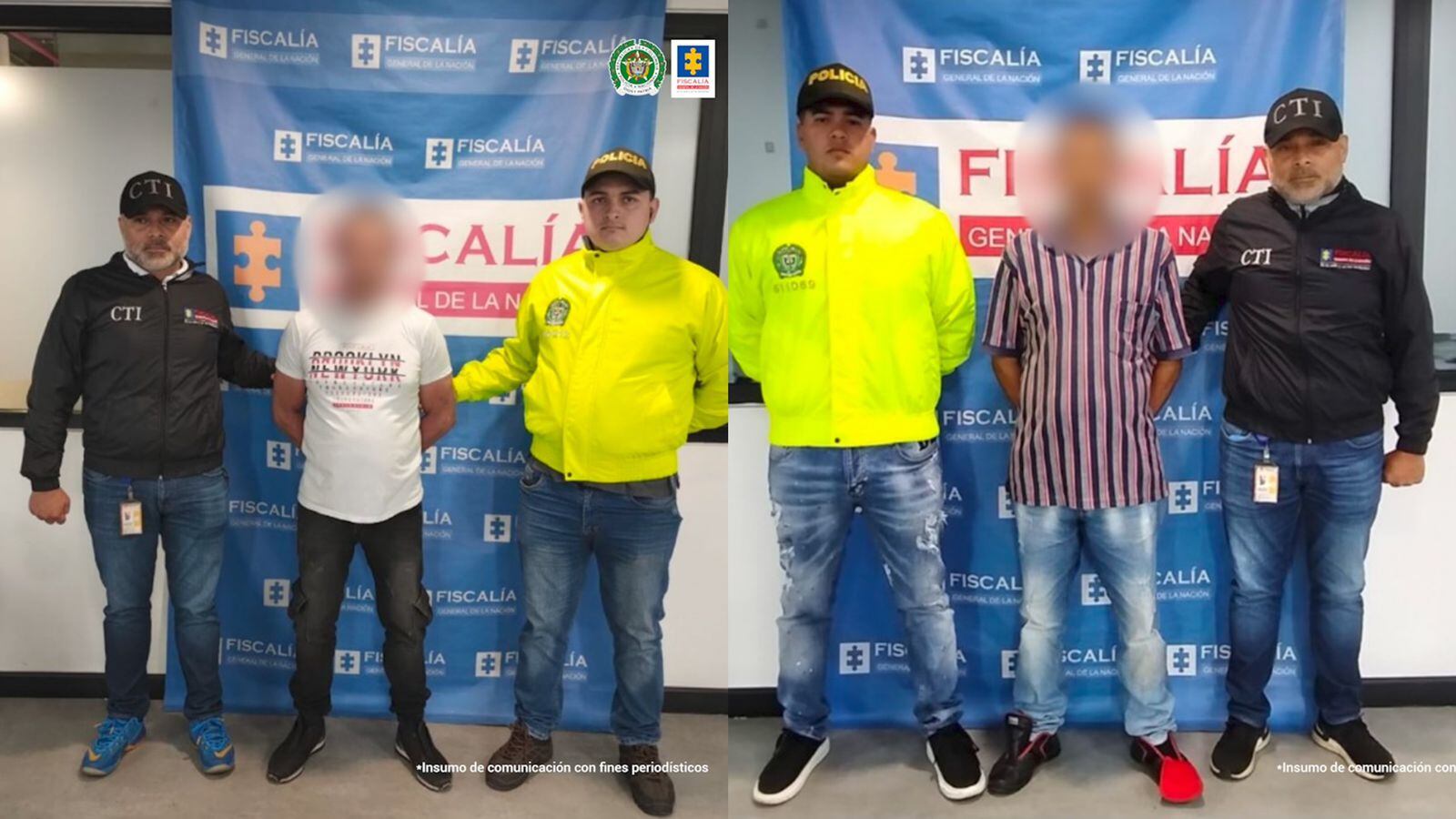 Capturados por abuso sexual con menor de 14 años