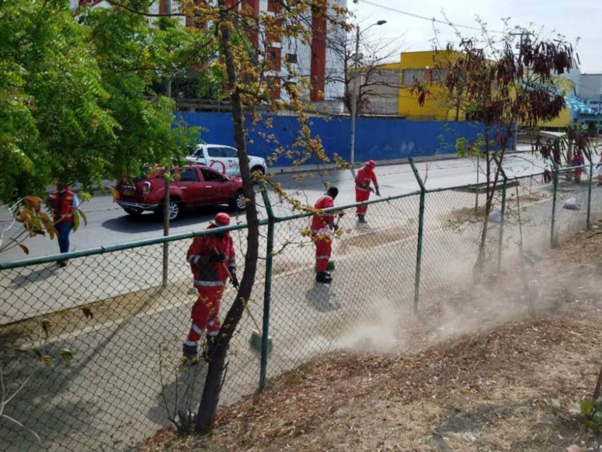 Realizan operativo de limpieza en alrededores del Mercado de Cartagena
