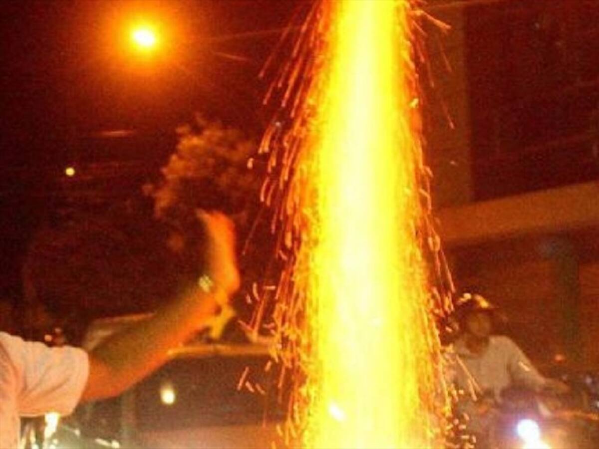 Santander llegó a 43 personas quemadas con pólvora, según INS