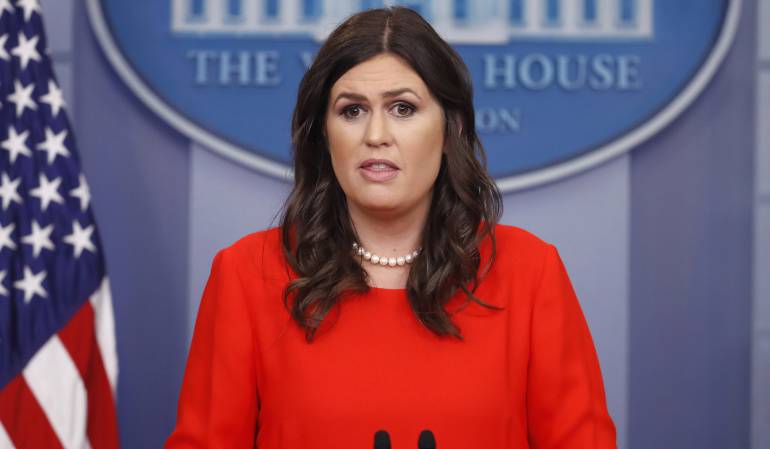 Sarah Huckabee, portavoz de la Casa Blanca