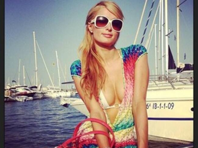Paris de paseo por Ibiza. Foto: @paris81hilton