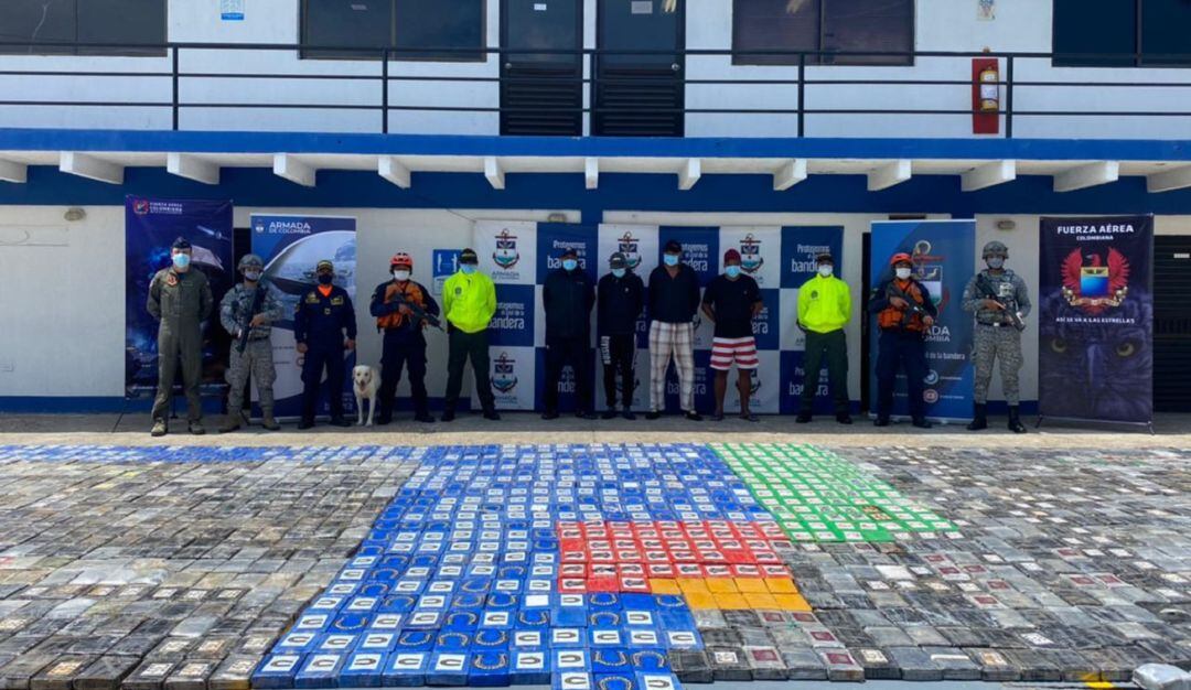 La droga está avaluada en más de 71 millones de dólares según la Armada Nacional