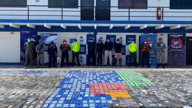 La droga está avaluada en más de 71 millones de dólares según la Armada Nacional