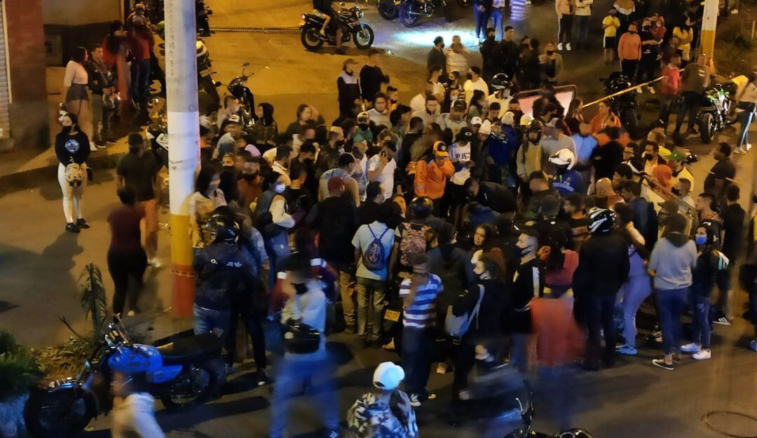 Foto cortesía: Lugar donde se estaría realizando el evento de exhibición de motos