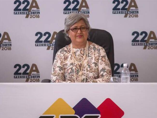 La presidenta del Consejo Nacional Electoral (CNE), Tibisay Lucena.