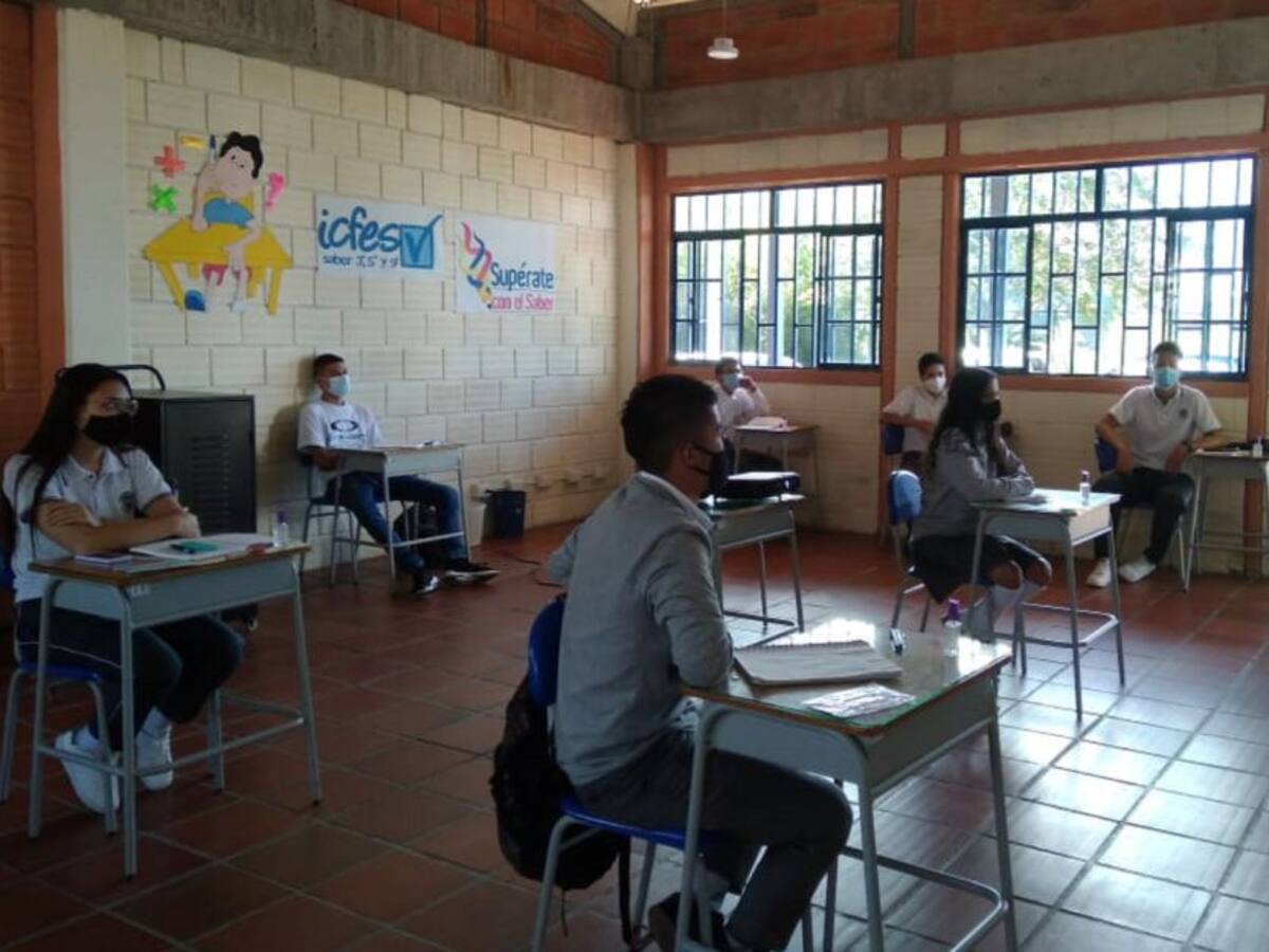 Avanza la alternancia en colegios privados y oficiales en el Quindío