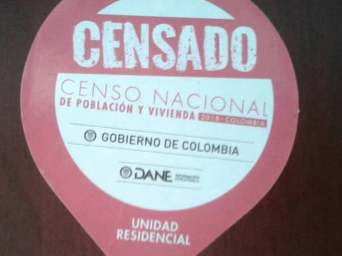 "A mi no me censaron y en mi casa pusieron el sticker del Dane"