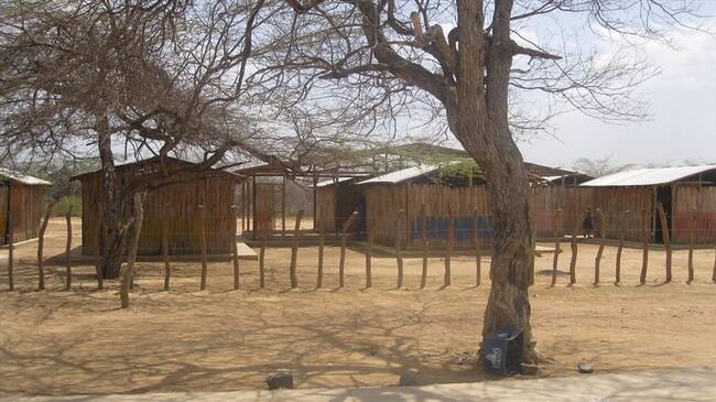 Resguardo indígena Wayúu en La Guajira. Foto: Colprensa