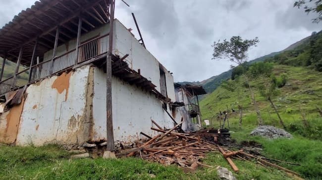 El hecho ocurrióen la finca San Pedro de la vereda Río Arriba,