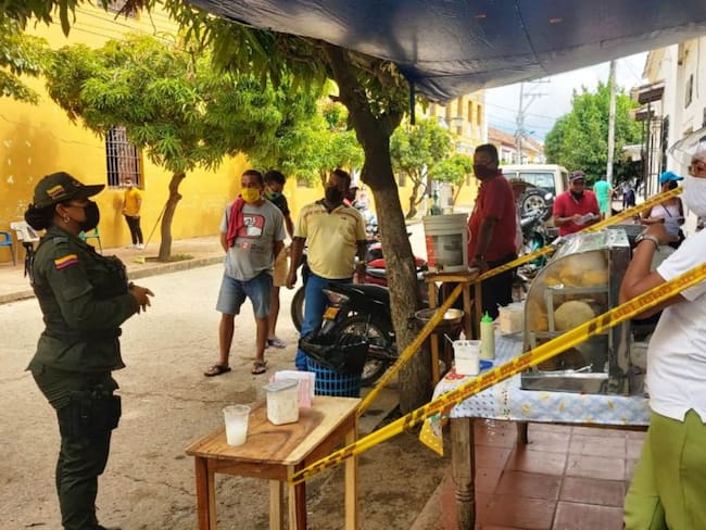 Campaña contra la extorsión de la Policía de Bolívar llegó a Mompox