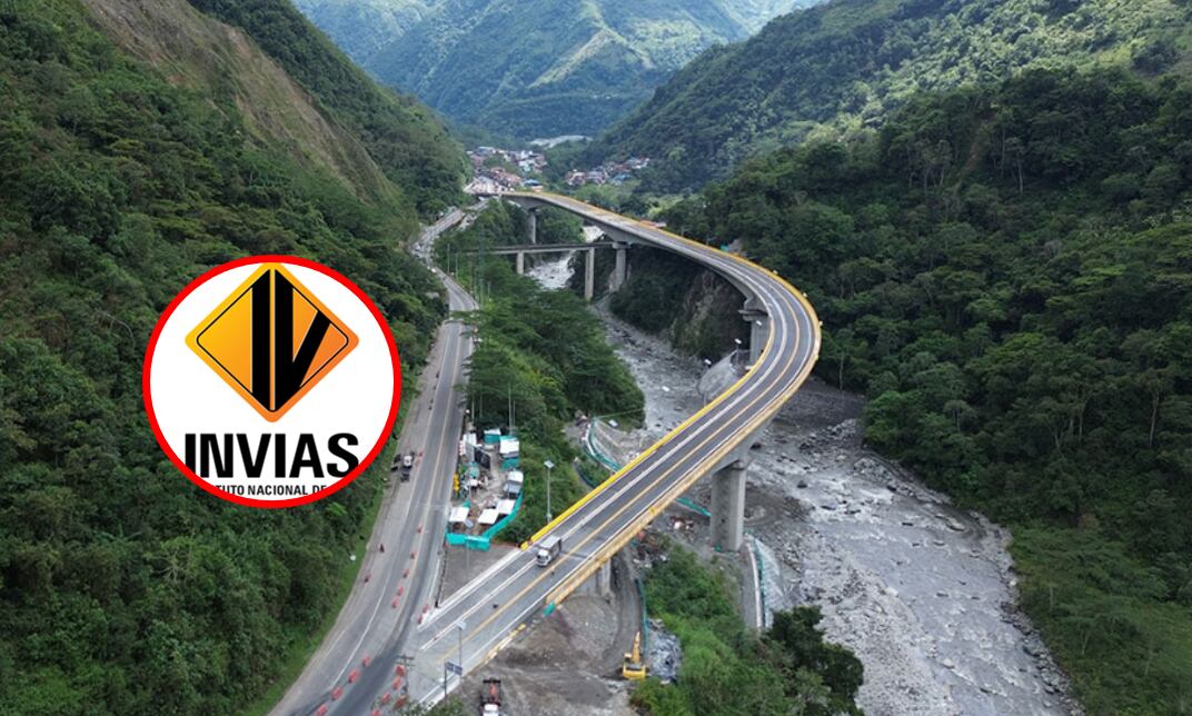 Entra en servicio viaducto del Km58 de la Vía al Llano, en el sector de Guayabetal, Cundinamarca. Cortesía: @InviasOficial