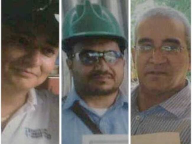 Yesid Galindo, Nelson Carreño y Éber Morera.