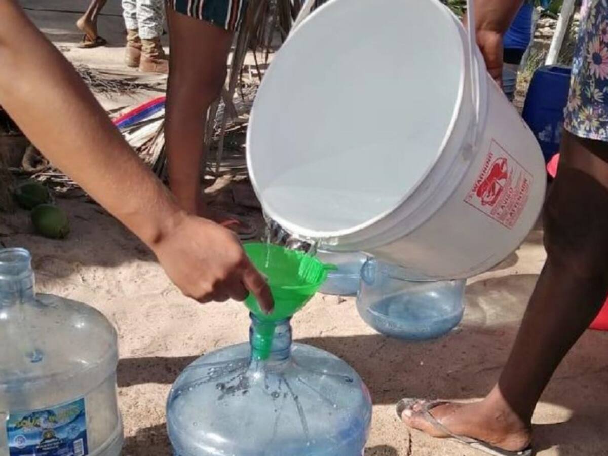 En San Andrés usuarios reclaman protocolo para distribución de agua