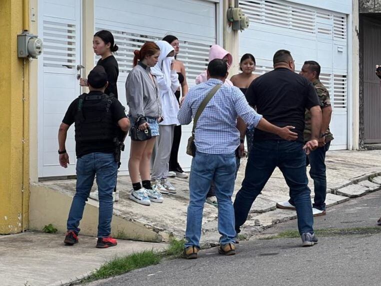 Jóvenes colombianas rescatadas en México - foto cortesía