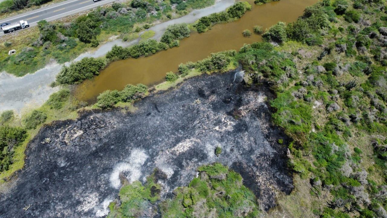 Incendio . Gobernación del Magdalena