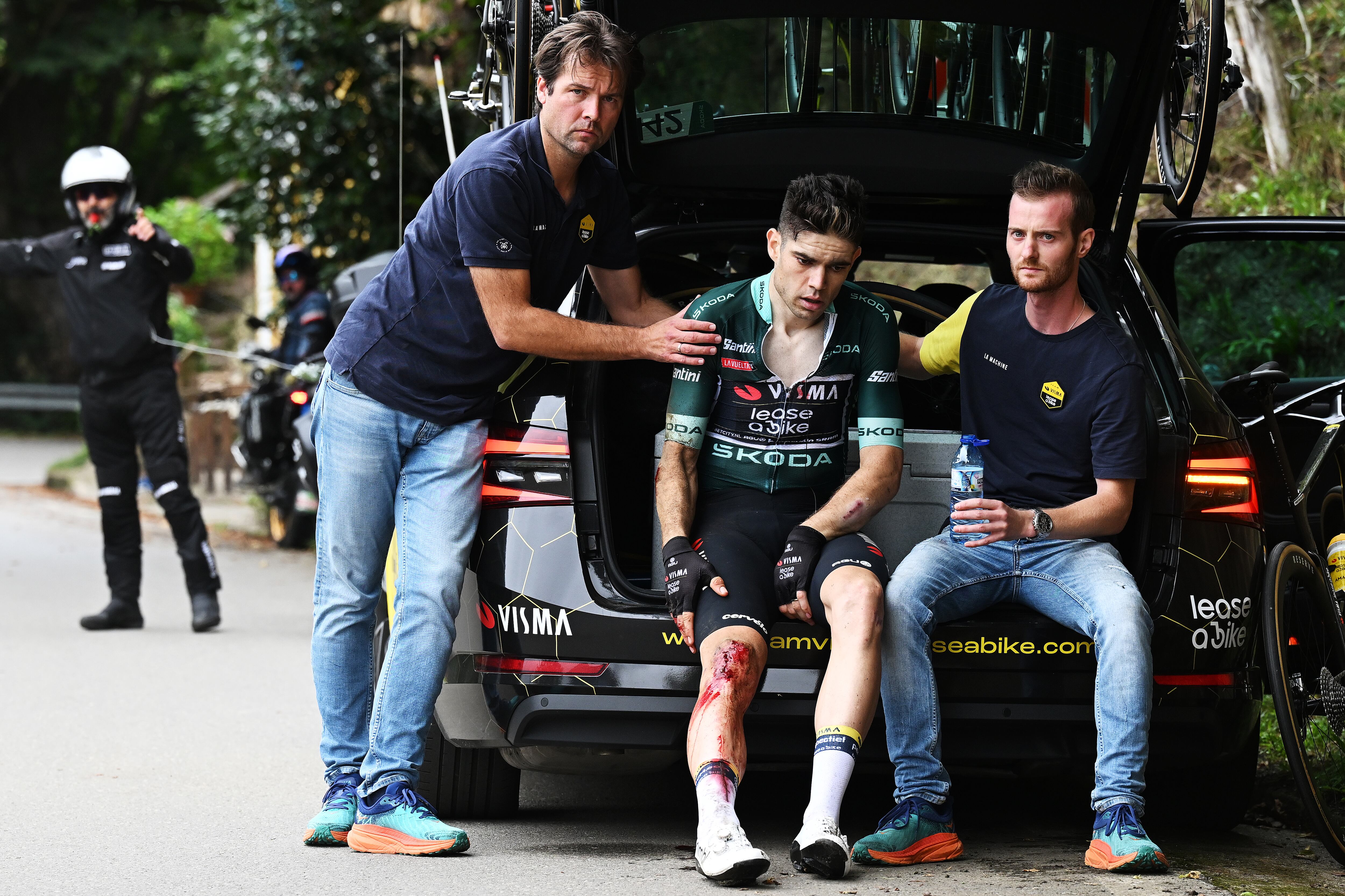 Van Aert (Photo by Tim de Waele/Getty Images)