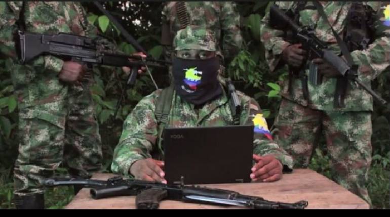 Captura de pantalla del vídeo del Frente Fuerza Unida del Pacífico