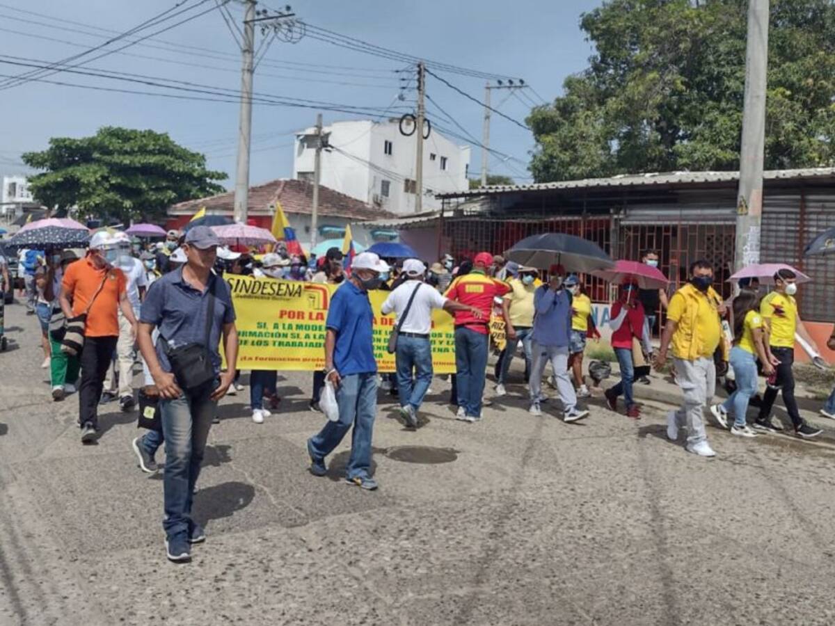 Manifestaciones se tomaron nuevamente las calles de Cartagena
