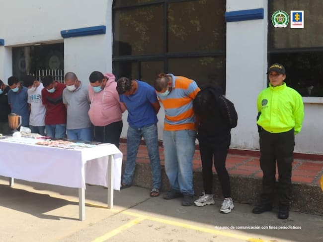 Once personas judicializadas por comercializar drogas sintéticas en Montería