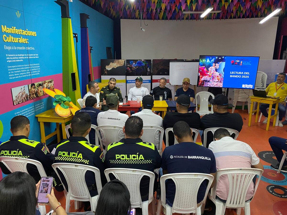 500 policías velarán por la seguridad en la Lectura del Bando ‘Frenesí Barranquillero’