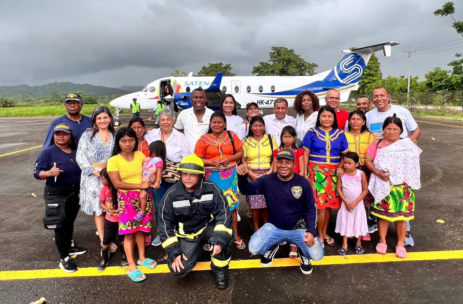 Inauguran rutas aéreas desde Medellín hasta el Chocó. Cortesía: Satena.
