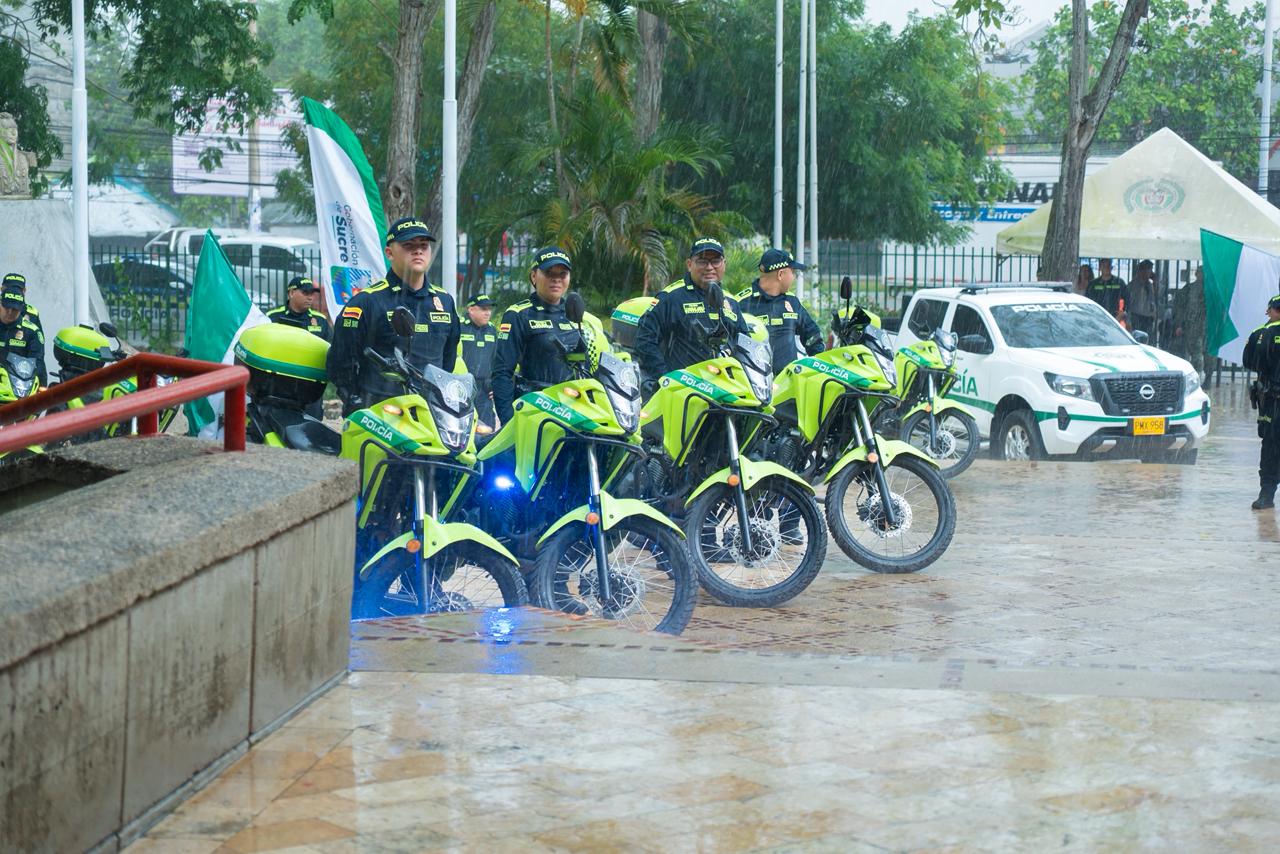 Por aire y tierra será el dispositivo de seguridad para elecciones legislativas en Sucre. Foto: prensa Gobernación de Sucre.