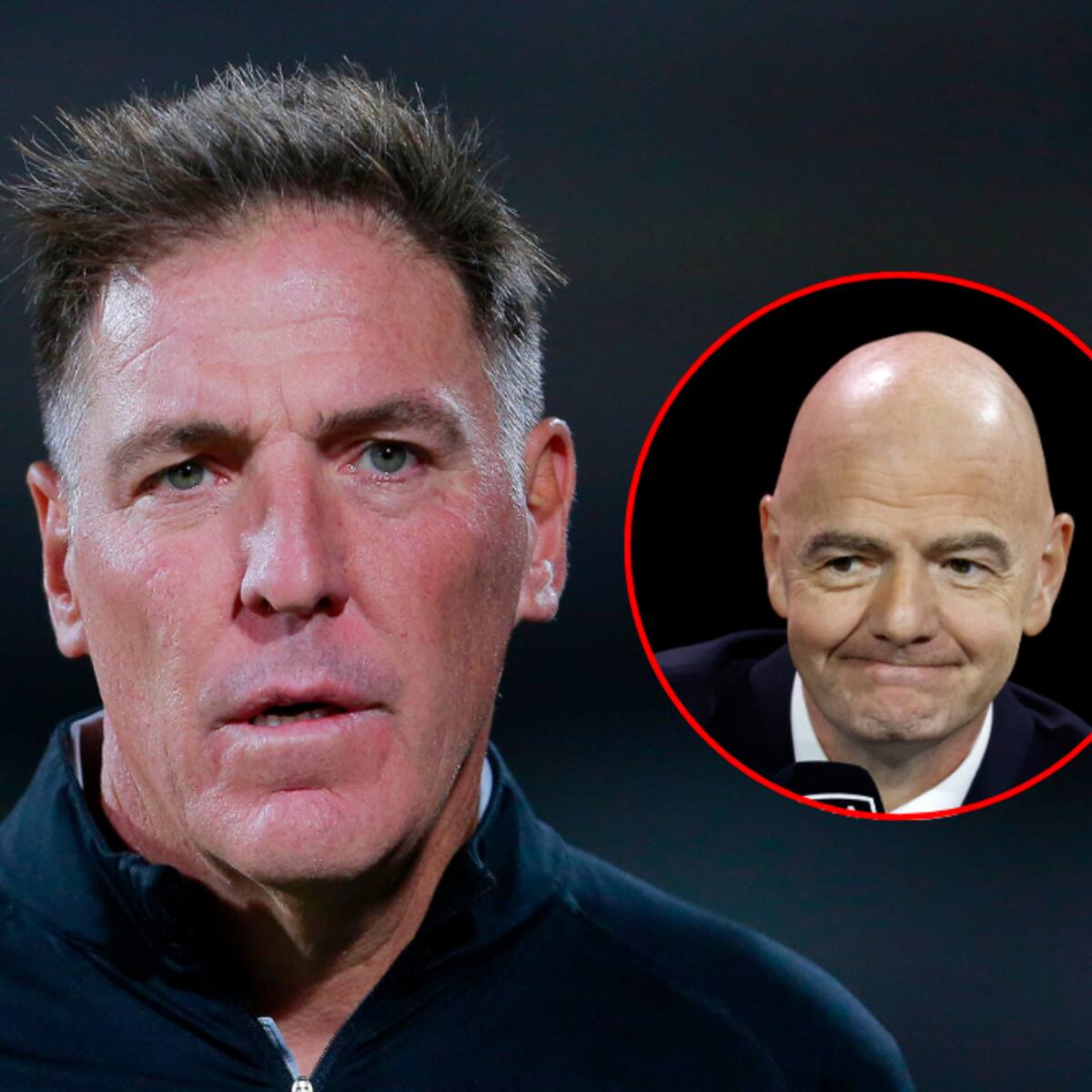 Eduardo Berizzo, técnico de León de James, explotó en rueda de prensa contra la FIFA
