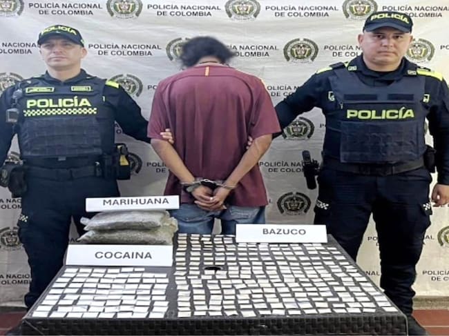 ¡Le cayeron en Pastrana! Capturado con más de 300 dosis de droga en Magangué