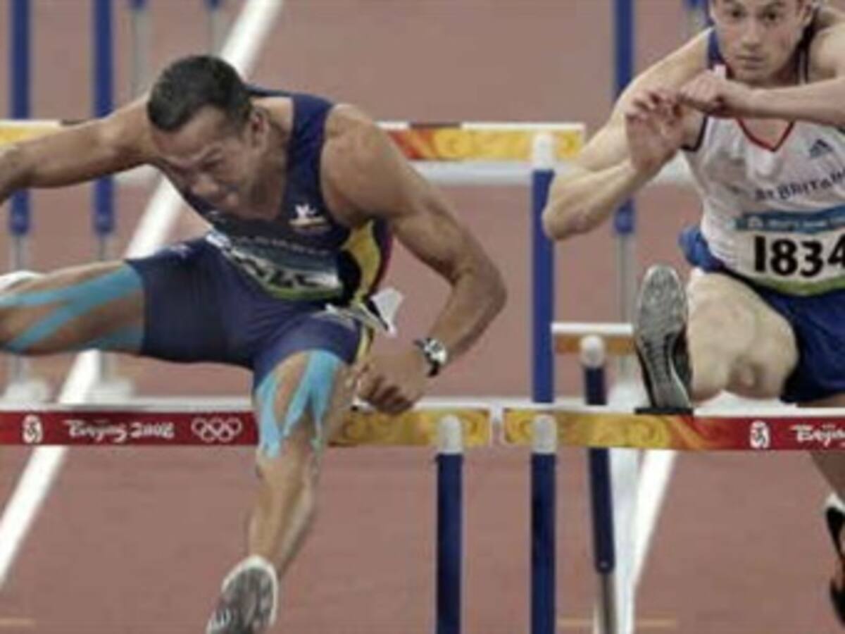 Paulo Villar fue eliminado de los 110 metros vallas pero sueña con una nueva final