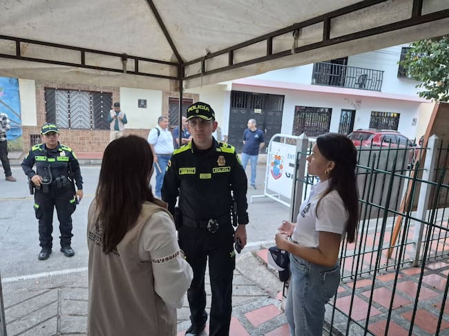 Se implementará biometría facial en la cabecera municipal. Foto Policía Huila.