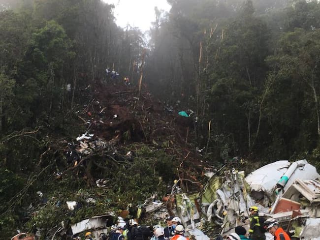 Aún no llega disposición sobre qué hacer con restos del Avión de Lamia accidentado en Antioquia
