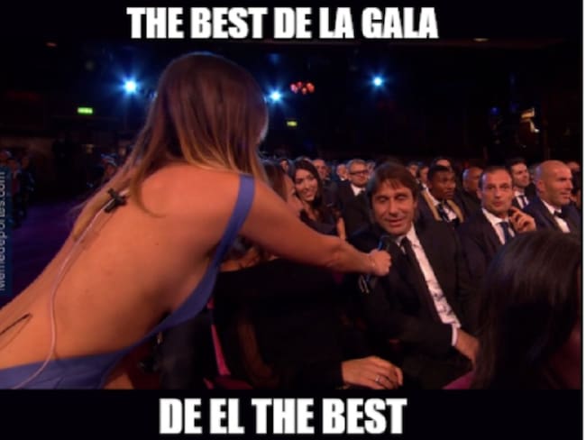 En imagenes: Los mejores Memes de los premios The Best-FIFA 2017