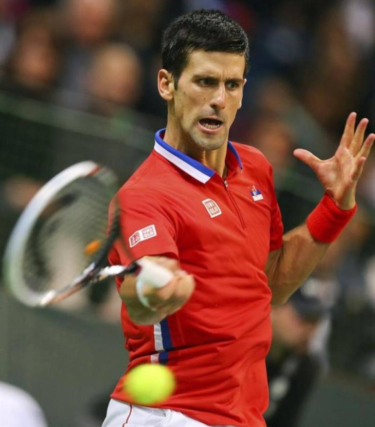 En su primer juego, Novak Djokovic derrotó en tres sets al checo Radek Stepanek 7-5, 6-1, 6-4 para el 1-0 parcial a favor de Serbia. 'Nole' volverá a jugar el domingo contra Tomas Berdych.