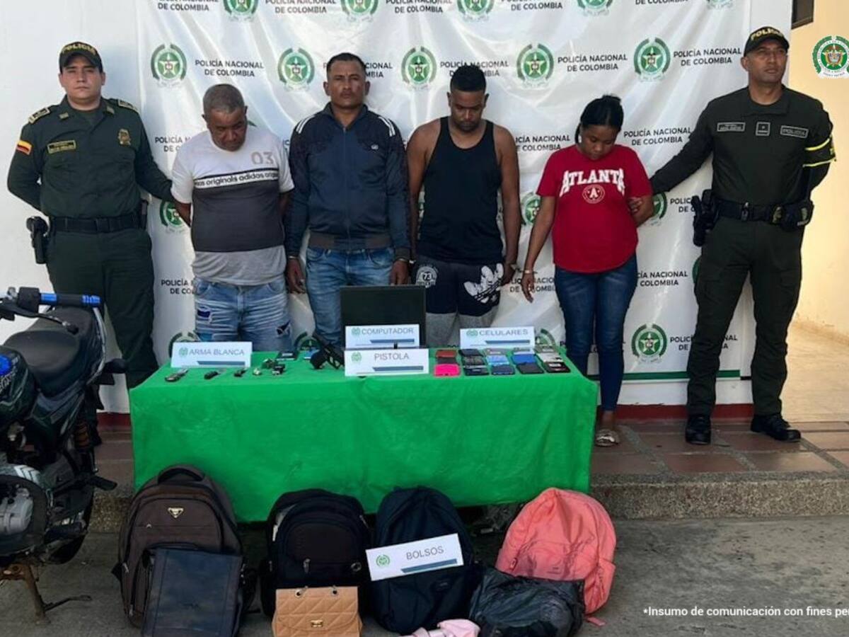Juez envió a la cárcel a presuntos atracadores de bus en Bolívar