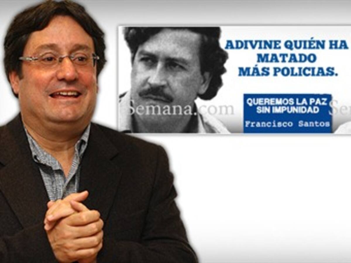 Presidencia del Senado pide retirar vallas de Francisco Santos