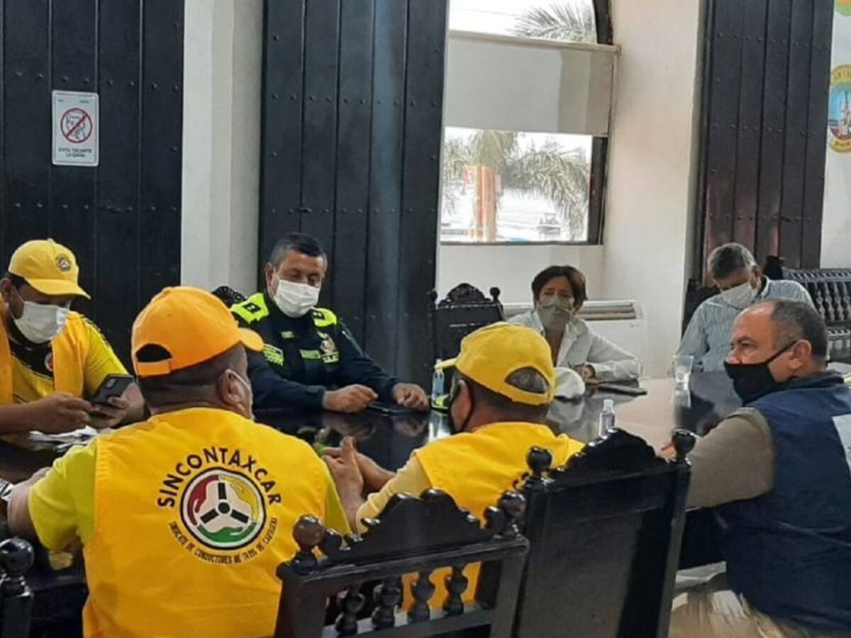 Procuraduría participa en mediación entre taxistas y Alcaldía de Cartagena