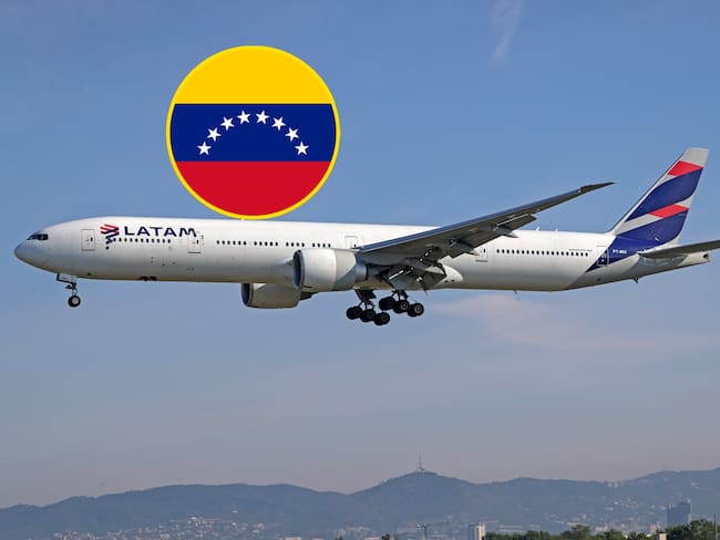 Latam Airlines Colombia mantiene durante este lunes cancelada su operación a Venezuela. Foto: Getty Images.