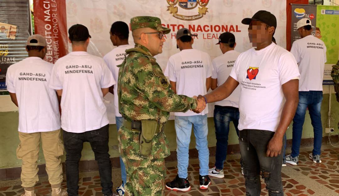 En Cali ocho disidentes Farc de la Segunda Marquetalia se desmovilizaron
