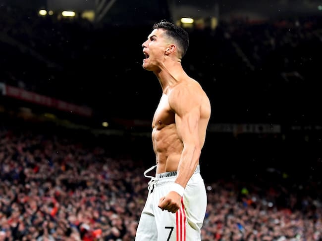 Cristiano Ronaldo celebra el gol del triunfo en el último minuto ante el Villarreal.