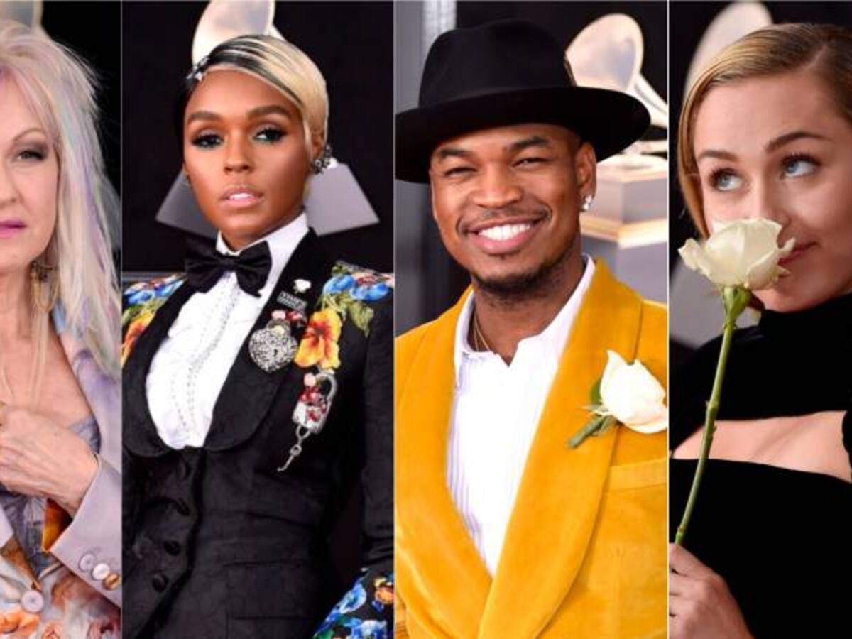 Rosas blancas y la voz de Kesha por las mujeres en el Grammy