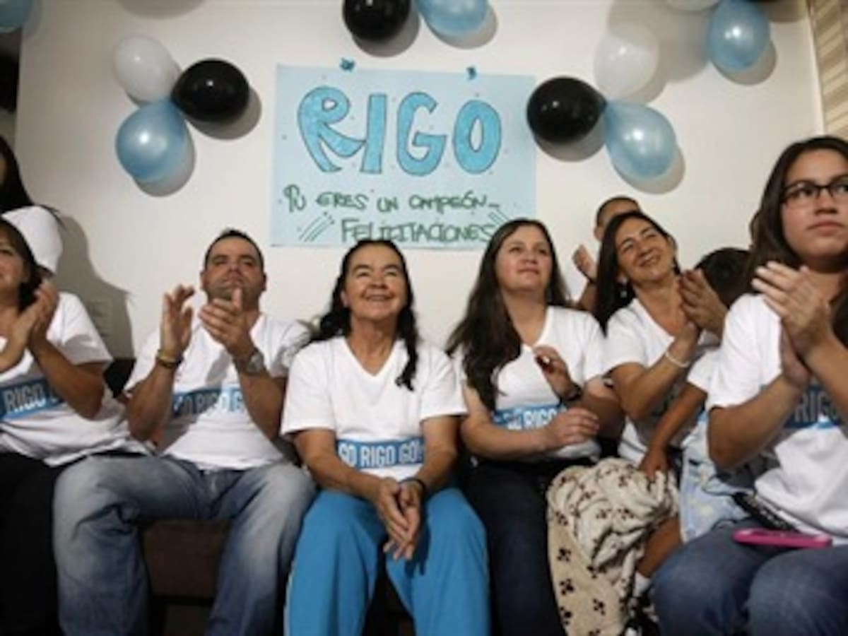 “Me siento muy orgullosa de él”: madre Rigoberto Urán